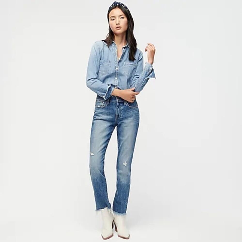 J.Crew 00 Everyday Chambray Shirt - Picture 3 of 9
